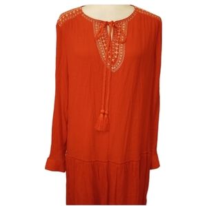 AGB embroidered boho dress. Size 10